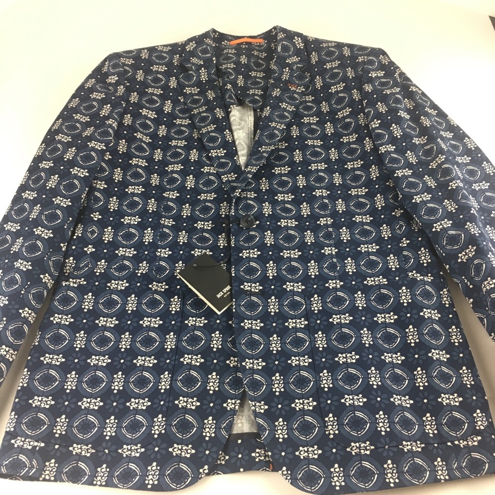 **sOLD** $398 Jack Spade Men Print Sport Coat - Picture 2 of 7